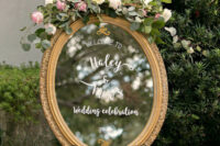 Wedding Mirror Welcome Sign Vinyl